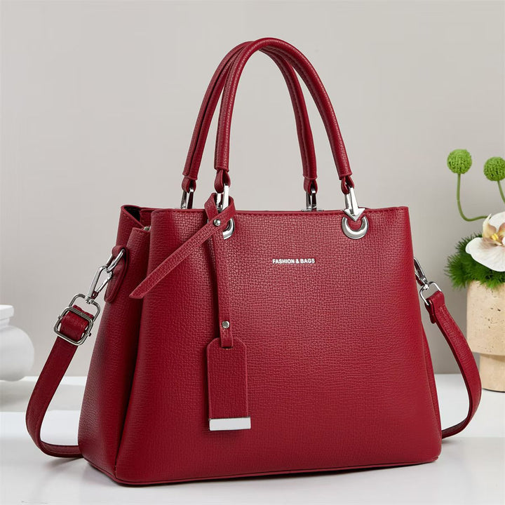 Damen elegante Handtasche mit strukturierten Akzenten Nord Taschen