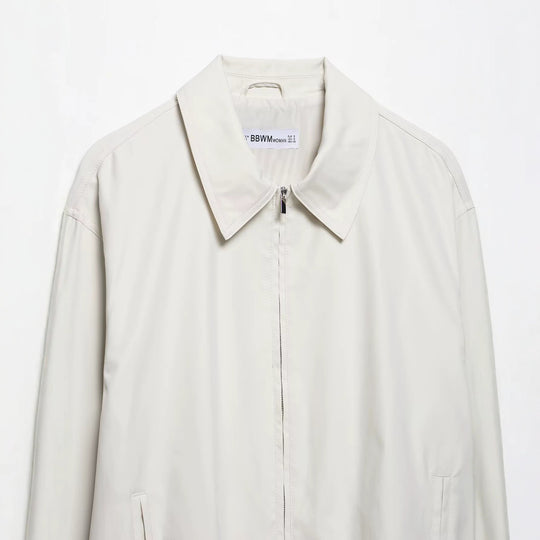 Damen Leichter Oversized Blouson mit Elastischem Saum Nord Taschen
