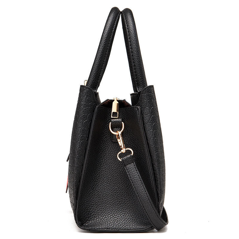 Damen elegante Handtasche mit exklusivem Kroko-Design und praktischen Tragriemen Nord Taschen