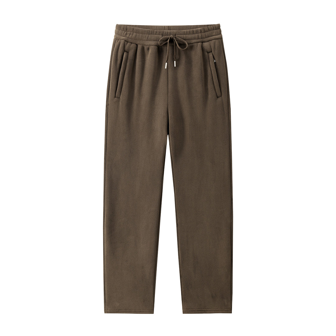 Herren Fleece-Jogginghose mit elastischem Bund, Kordelzug und gerippten Bündchen Nord Taschen