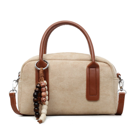 Damen Vintage-inspiriertes Handtaschenmodell mit abnehmbarem Anhänger Nord Taschen
