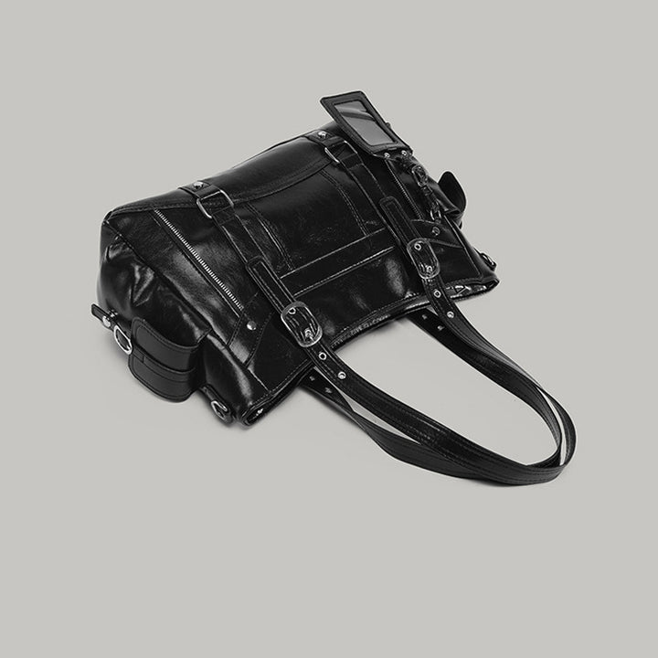 Damen Handtasche mit verstellbarem Trageriemen und mehreren Fächern Nord Taschen
