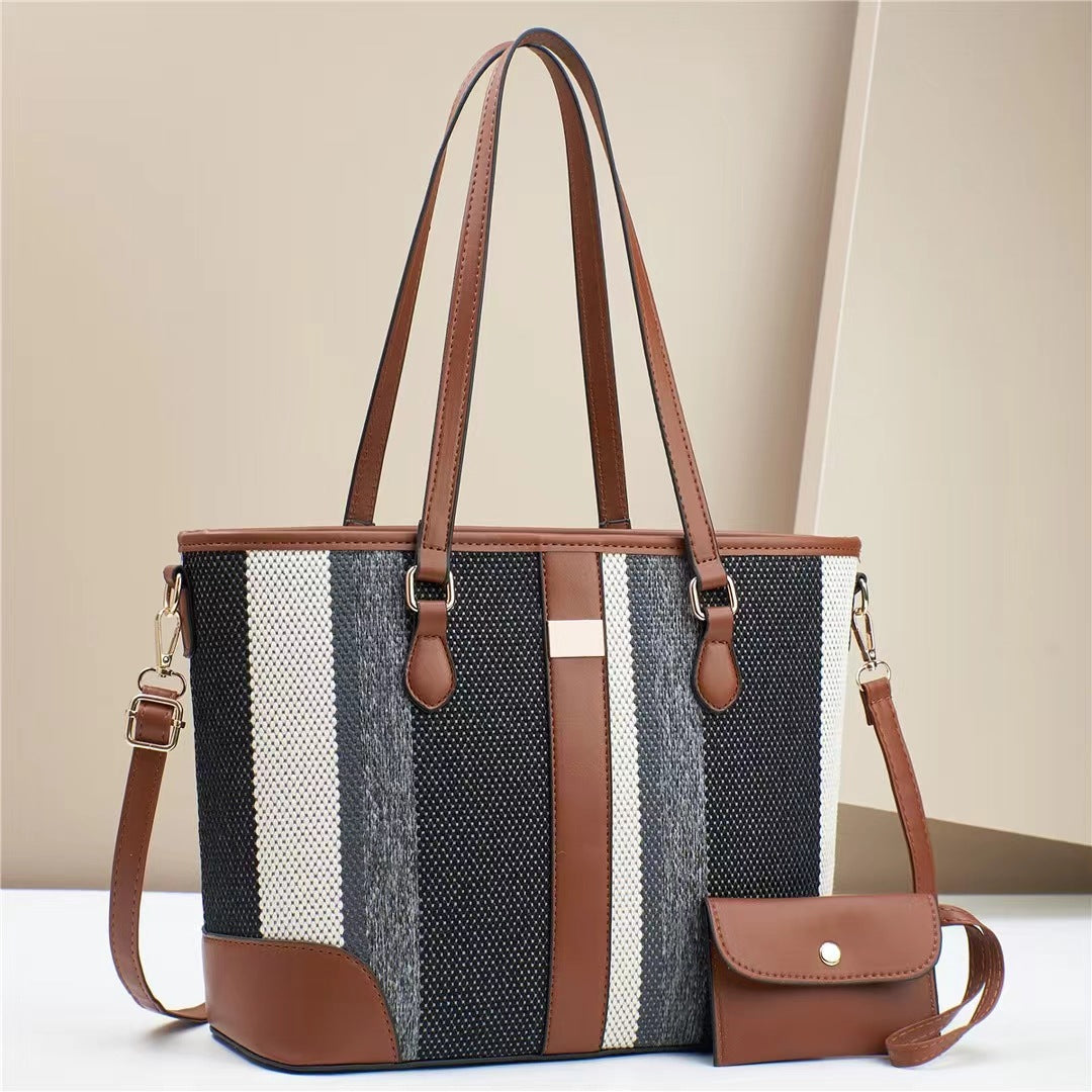 Damen Tote-Bag mit strukturiertem Außenmaterial und abnehmbarer Mini-Clutch Nord Taschen