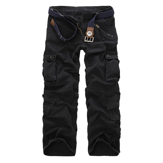 Herren Cargo-Hose mit elastischem Bund und vielseitigen Taschen - Vittorelli