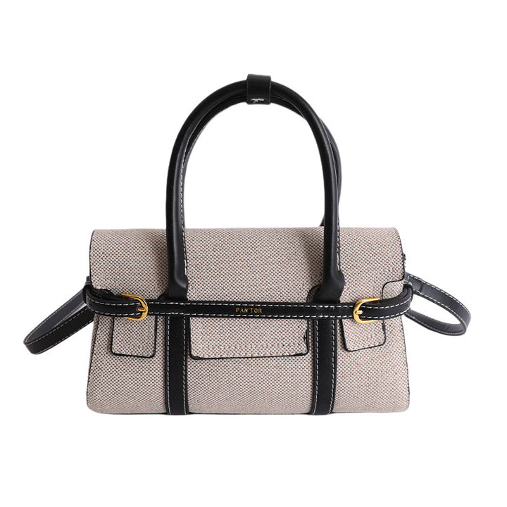 Damen Tragetasche mit eleganten Lederakzenten Nord Taschen