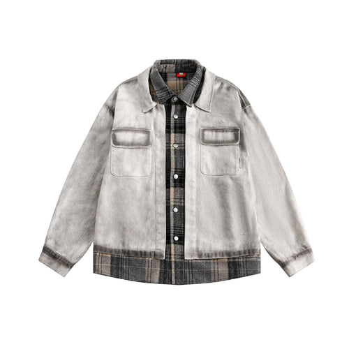Herren Layered-Overshirt im Workwear‑Stil mit aufgesetzten Brusttaschen Nord Taschen