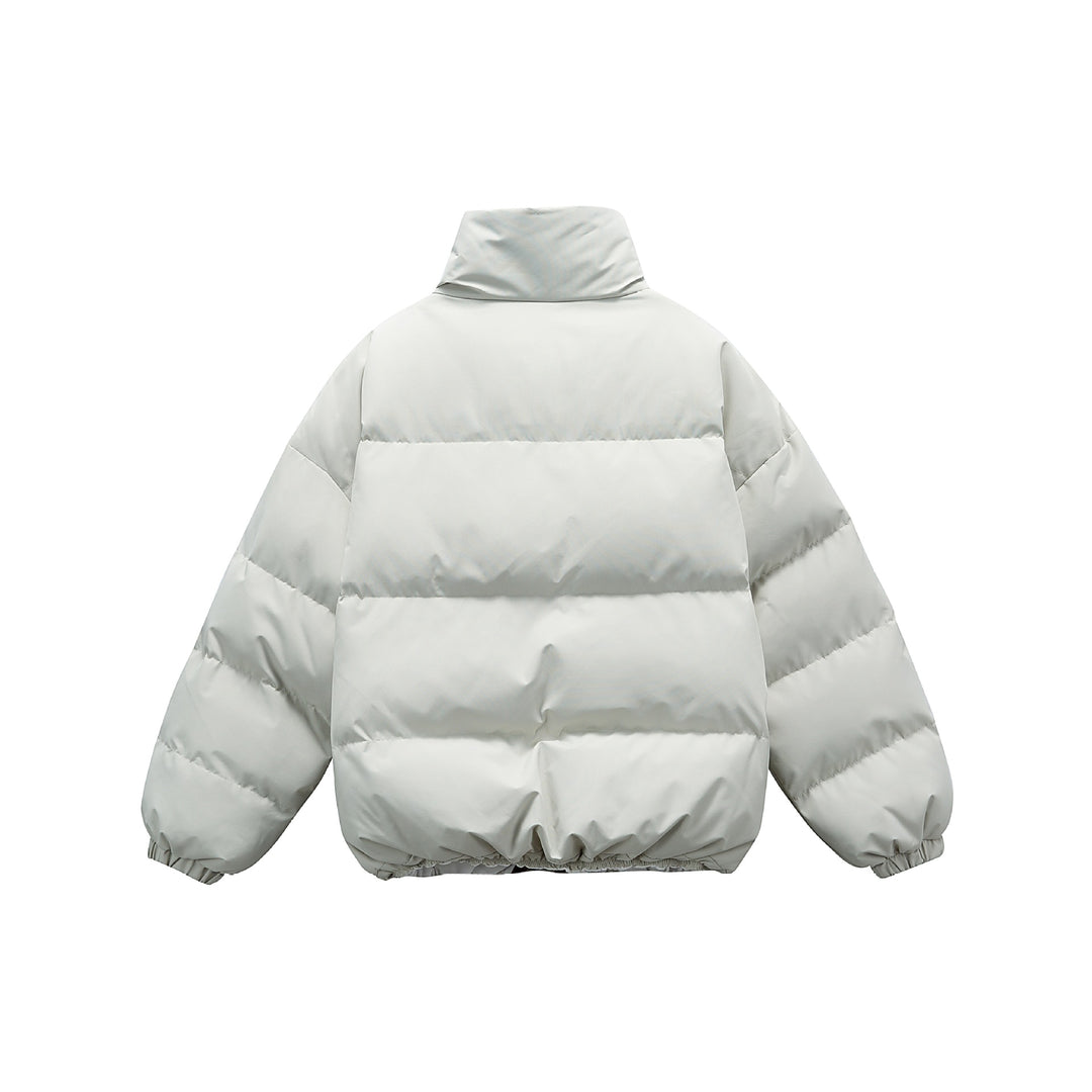 Unisex Kurzboxy wattierte Isolationsjacke mit extra hohem Stehkragen und kariertem Innenfutter Nord Taschen