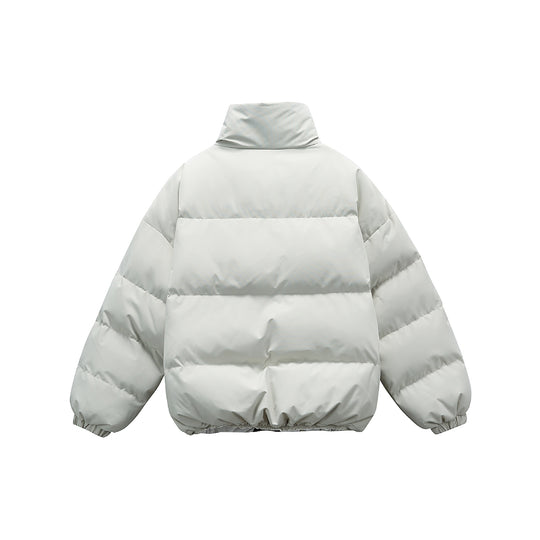 Unisex Kurzboxy wattierte Isolationsjacke mit extra hohem Stehkragen und kariertem Innenfutter Nord Taschen