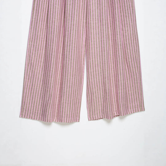 Damen Hochtaillierte Culotte-Hose mit weitem Bein, Tunnelzug und vorderem Schlitz Nord Taschen