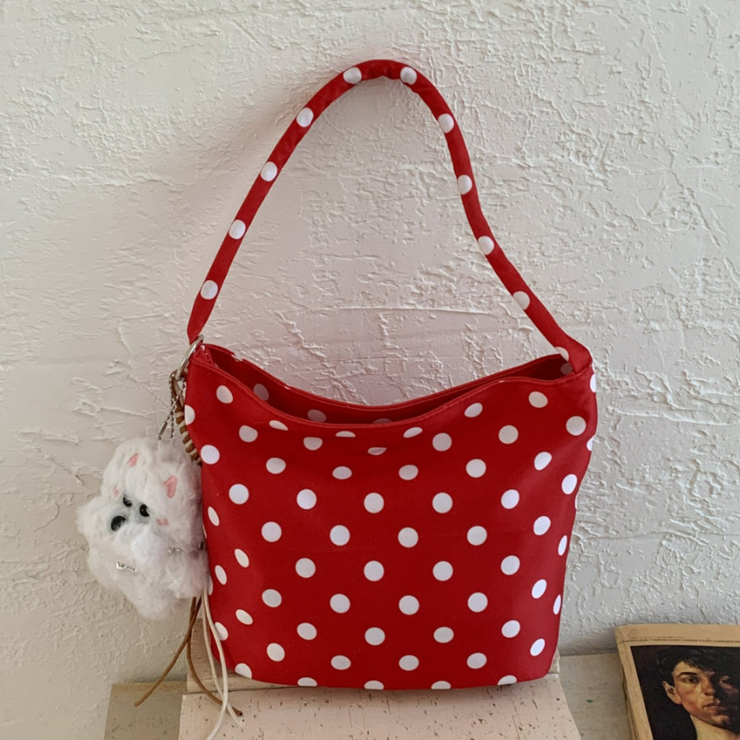 Damenhandtasche mit verspieltem Punktedesign Nord Taschen