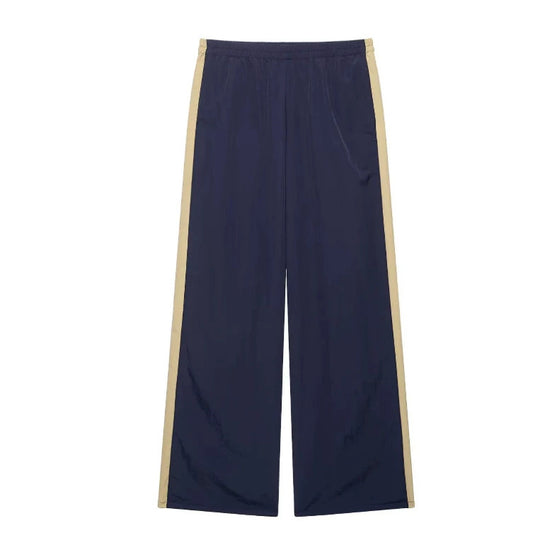 Damen Zweiteiliges Set mit lockerem Hemd und gerade geschnittener Highwaist‑Hose Nord Taschen