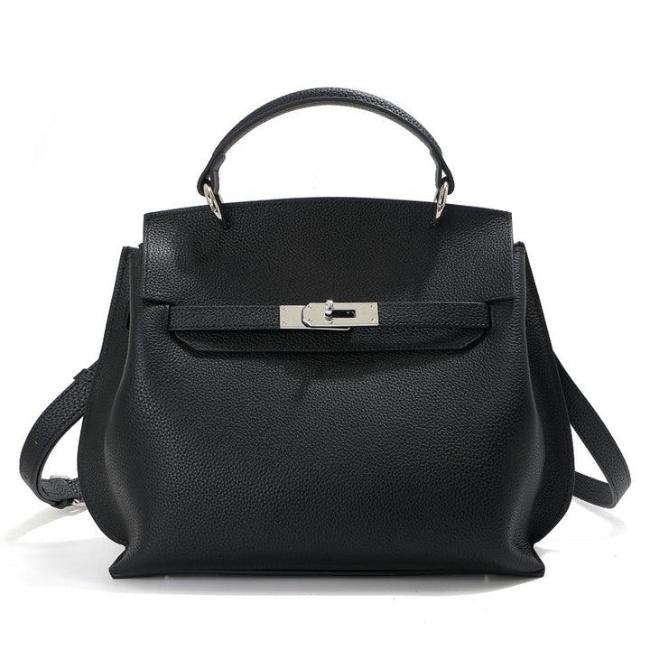 Damen Luxus-Handtasche mit strukturiertem Leder und elegantem Verschluss Nord Taschen