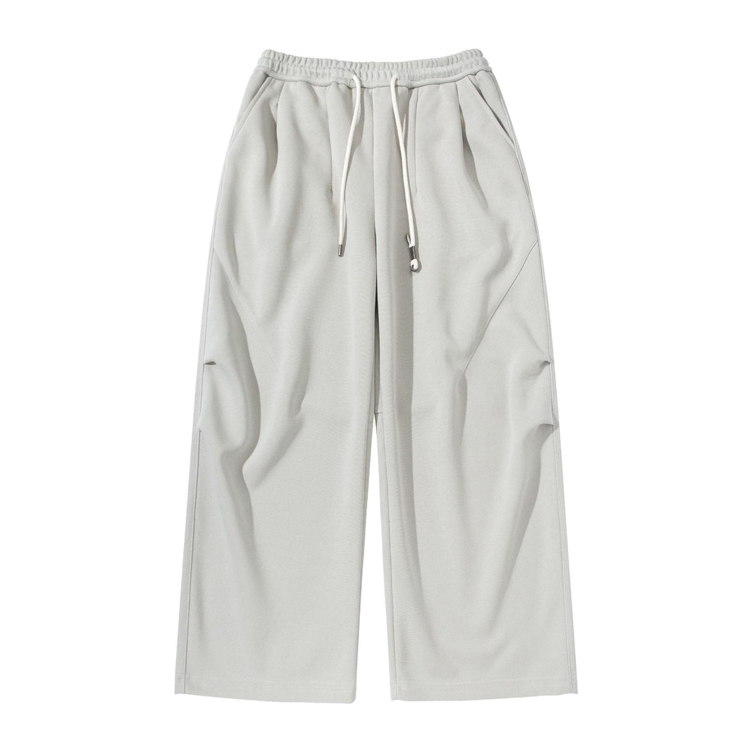 Damen Weite Cropped-Jogginghose aus French-Terry mit hohem Elastikbund, Kordelzug und Eingrifftaschen Nord Taschen