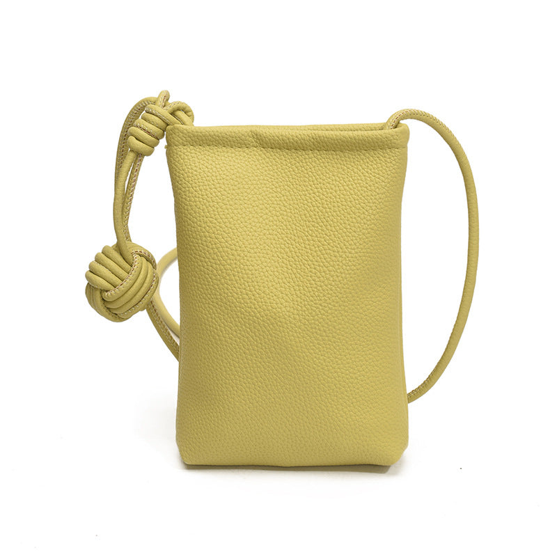 Damen Handytasche mit knotenverschlossenem Tragegurt Nord Taschen