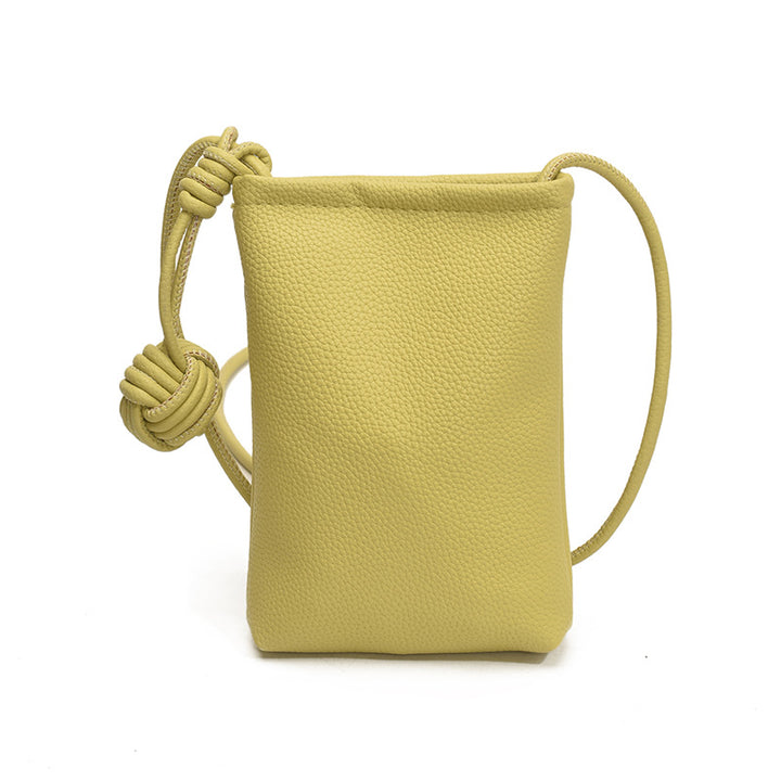 Damen Handytasche mit knotenverschlossenem Tragegurt Nord Taschen