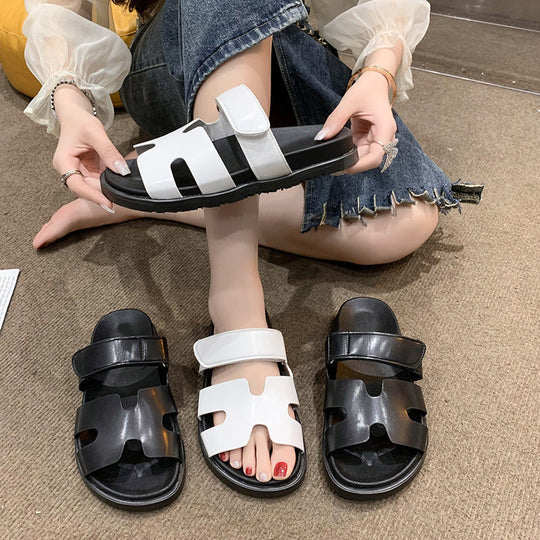 Damen Bequeme Riemensandalen mit anatomischer Fußbettgestaltung Nord Taschen