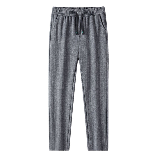 Damen Strick-Jogger mit Tunnelzug und feinem Nadelstreifen Nord Taschen