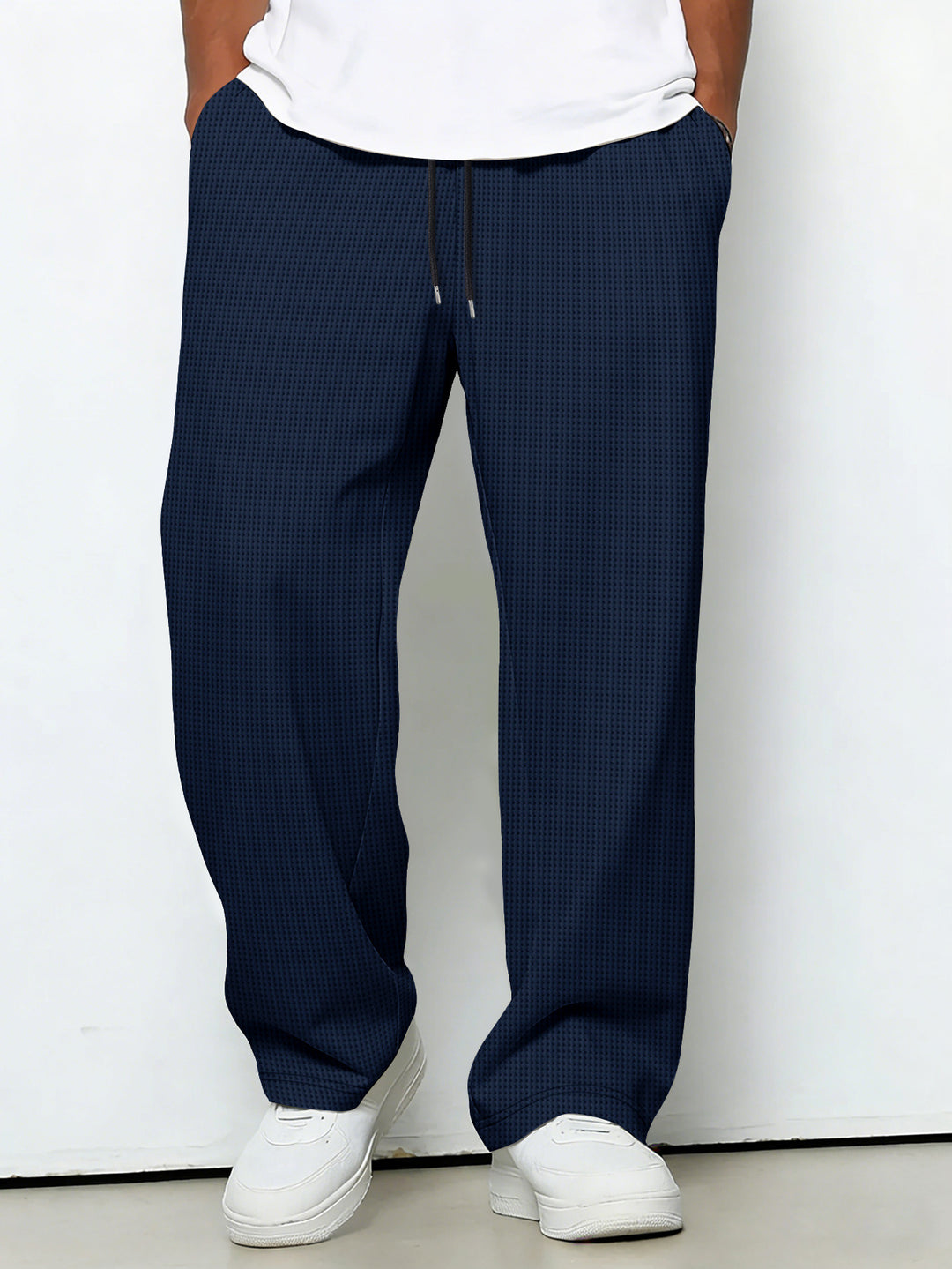 Herren lockere Jogginghose mit Kordelzug und seitlichen Eingrifftaschen Nord Taschen