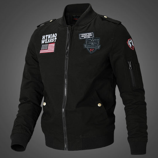 Herren Modische Bomberjacke mit Taschen Nord Taschen
