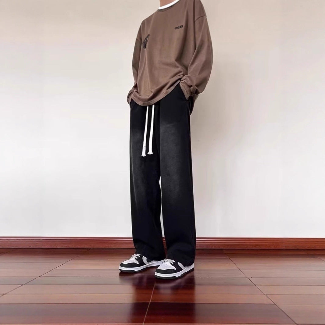 Damen Lässige Weitbein-Hose Nord Taschen