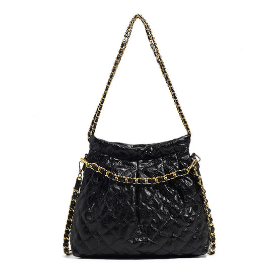 Damen Hobo-Tasche mit luxuriösem Kettenakzent und gefaltetem Design Nord Taschen
