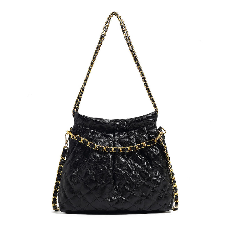 Damen Hobo-Tasche mit luxuriösem Kettenakzent und gefaltetem Design Nord Taschen