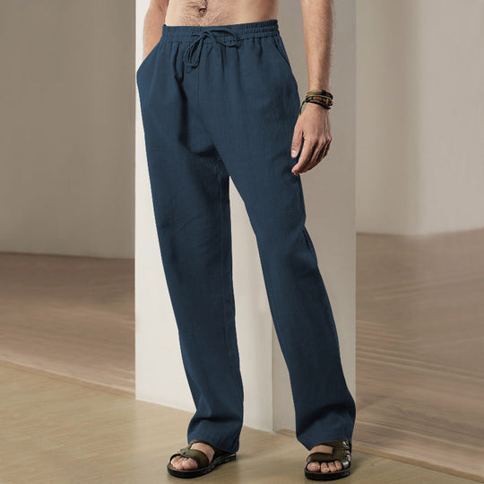 Herren Bequeme Sommerfreizeithose mit elastischem Bund