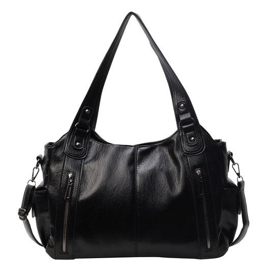 Damen Schultertasche mit innovativem Fächerdesign und abnehmbarem Schulterriemen Nord Taschen