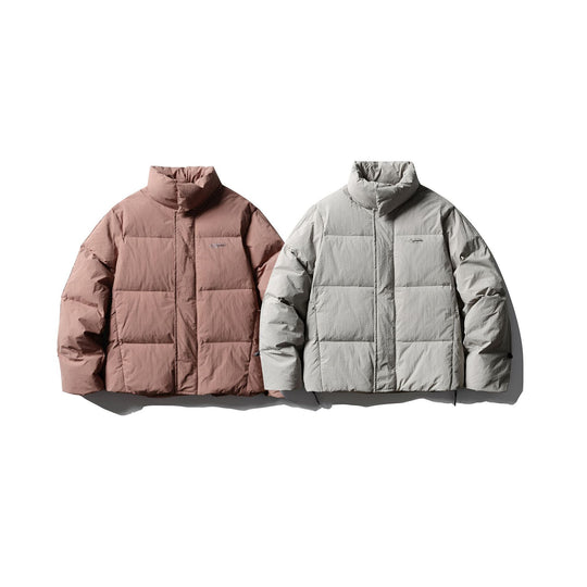 Herren Kurzer Boxy-Puffer mit wattiertem Kissenkragen und winddichter Außenhülle Nord Taschen