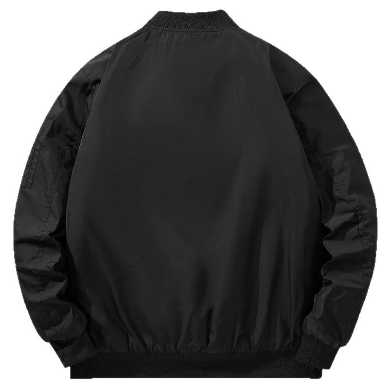 Herren Bomberjacke im Fliegerstil mit wattierter Thermofütterung und Ärmel-Utilitytasche Nord Taschen