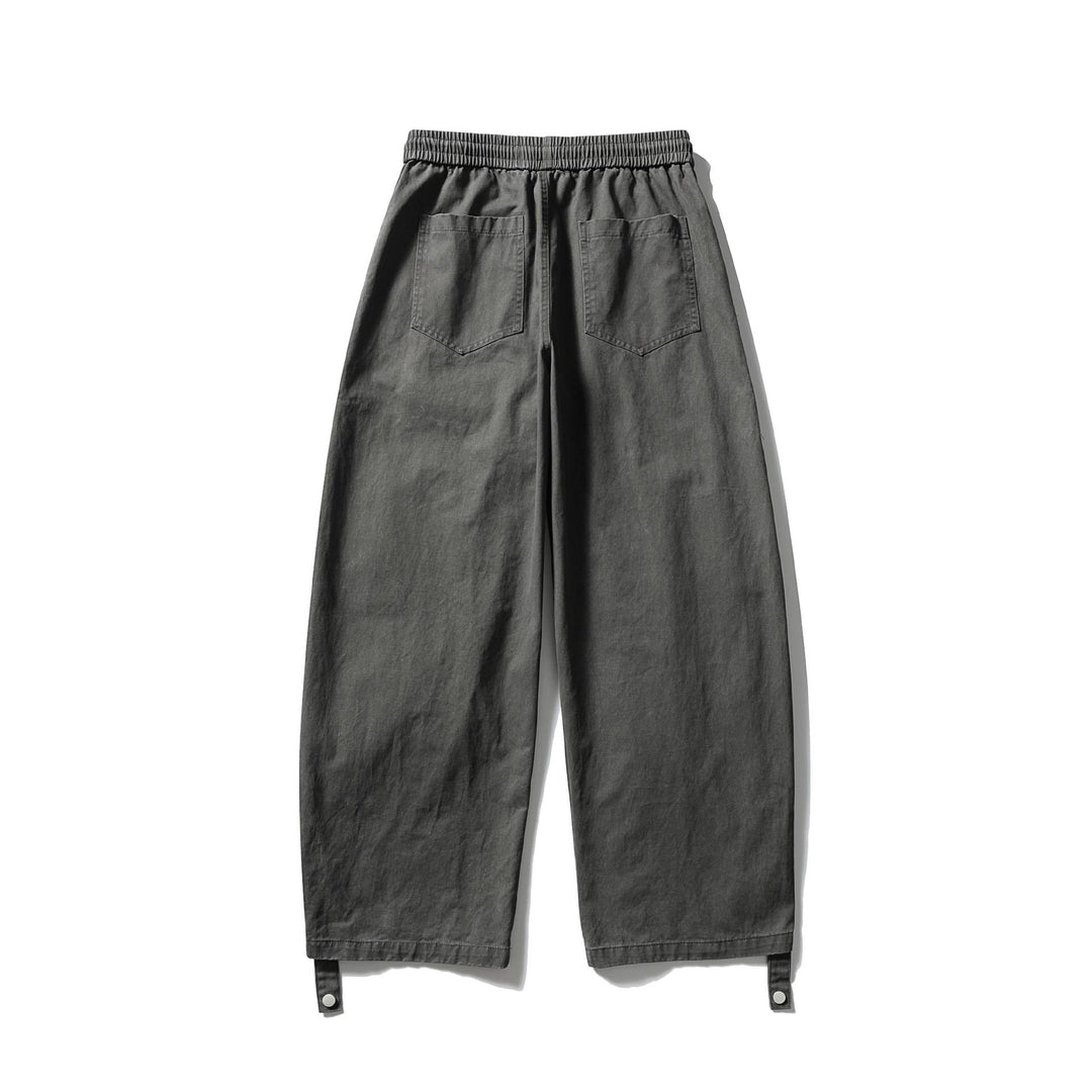 Damen Weite Cargo‑Hose mit elastischem Tunnelzugbund, aufgesetzten Pattentaschen und verstellbaren Beinriemen Nord Taschen