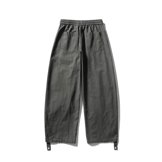 Damen Weite Cargo‑Hose mit elastischem Tunnelzugbund, aufgesetzten Pattentaschen und verstellbaren Beinriemen Nord Taschen