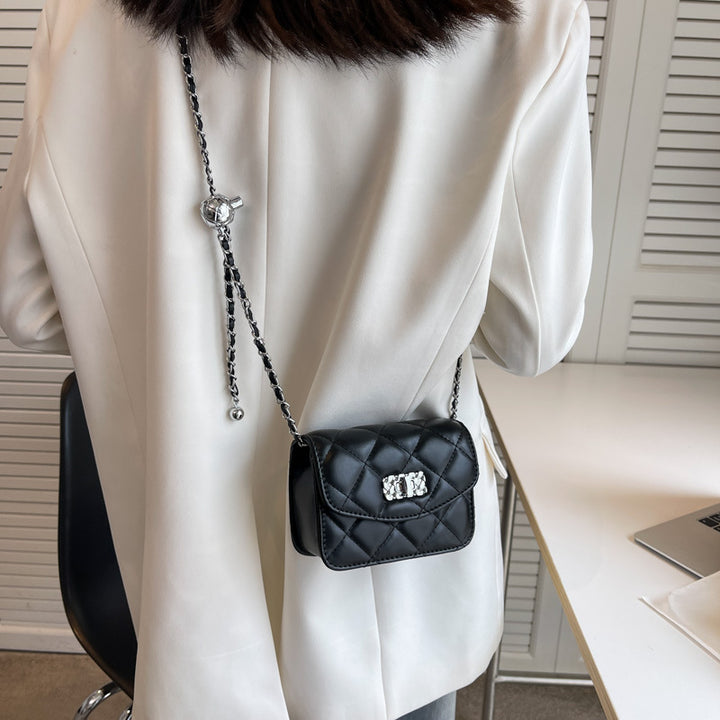 Damen Clutch-Tasche mit elegante Steppung und funkelndem Verschluss Nord Taschen