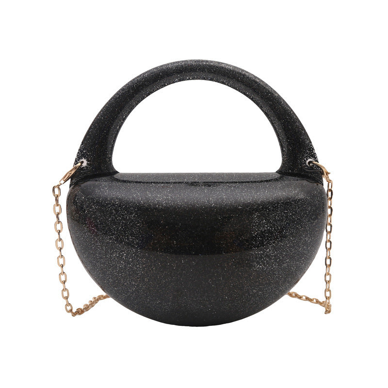 Damen elegante Handtasche im modernen Glamour-Stil mit Glitzerdetails Nord Taschen