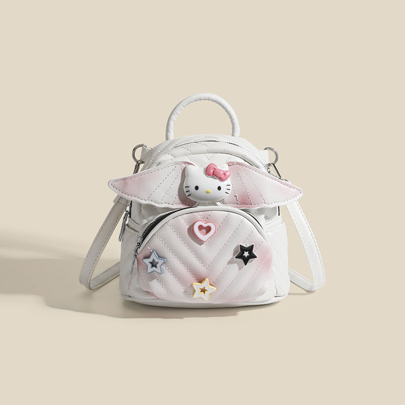 Damen Mini-Rucksacktasche mit verspieltem Hello Kitty Motiv Nord Taschen