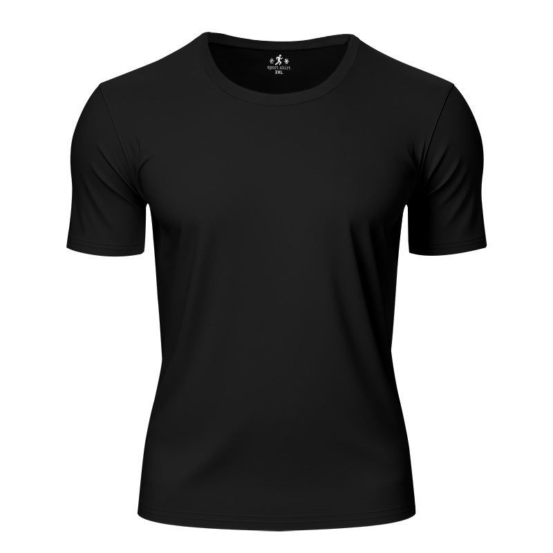 Herren nan leichtes Kurzarm-Funktionsshirt mit Rundhalsausschnitt schnelltrocknendem Stretchgew Nord Taschen und flachen Nähten