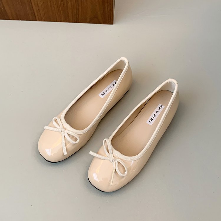 Damen Ballerinas mit dekorativer Schleifenapplikation und komfortablem Fußbett