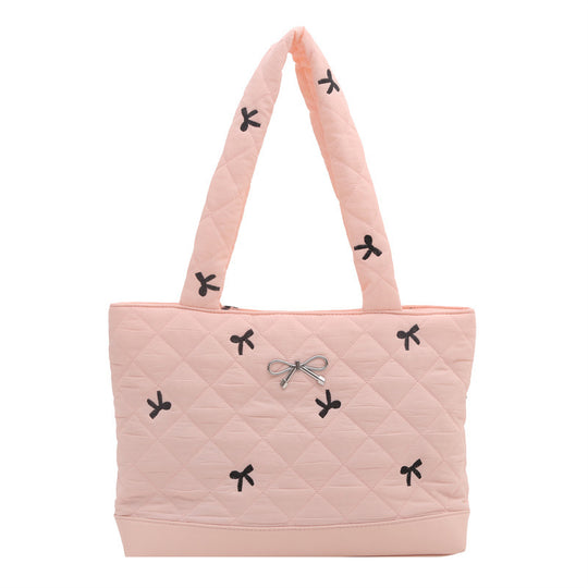 Damen elegante Quilted Handtasche mit verziertem Design Nord Taschen
