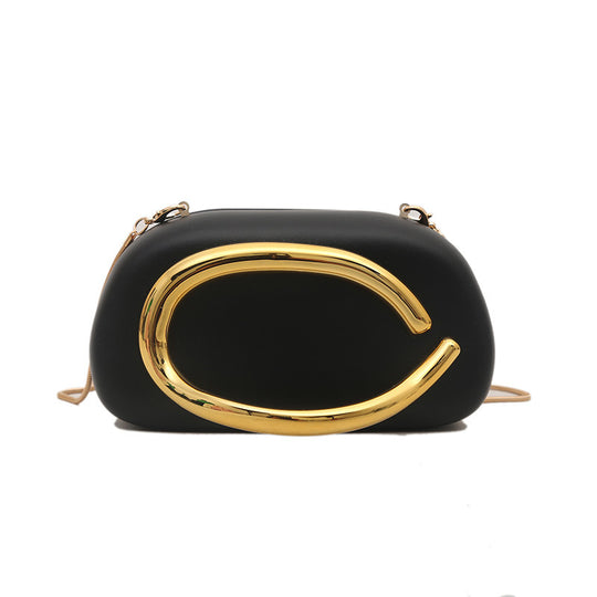Damen-Clutch mit edlem Metallgriff Nord Taschen