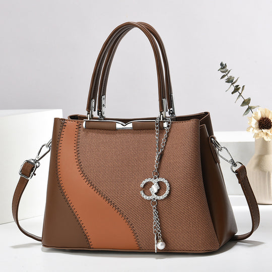 Damen Handtasche aus hochwertigem Kunstleder mit detailverliebtem Design und abnehmbarem Schulterriemen Nord Taschen
