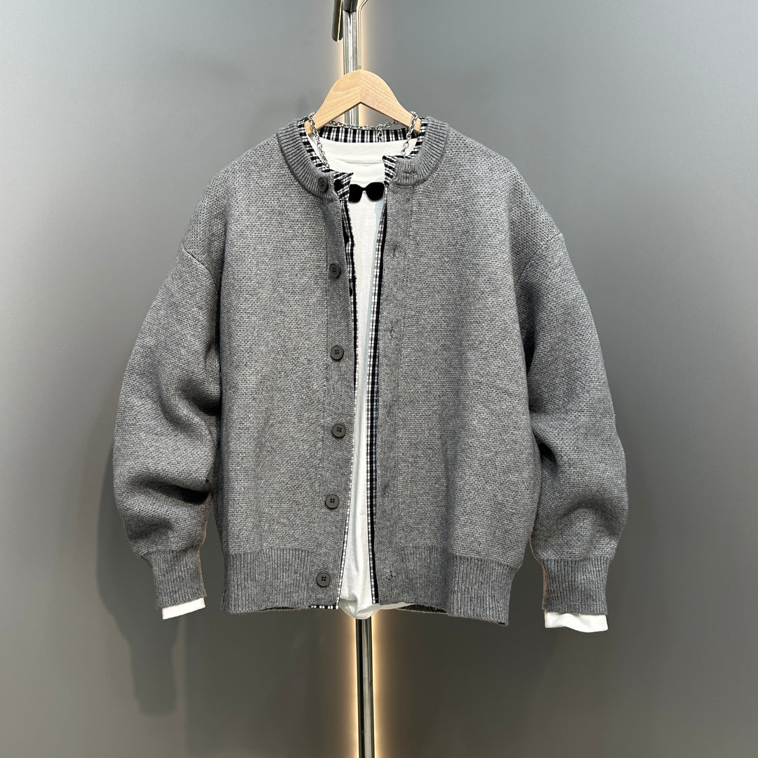 Herren Modischer Pullover mit Struktur Nord Taschen