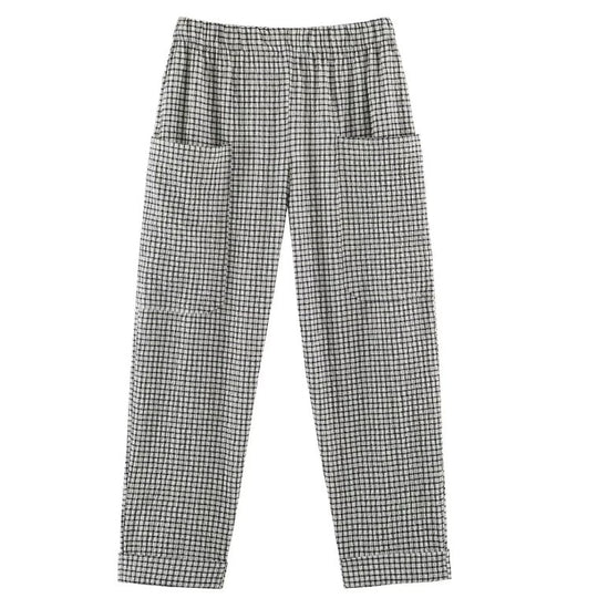 Damen Hochtaillierte Culotte-Hose mit weitem Bein und dekorativem Taillengürtel Nord Taschen
