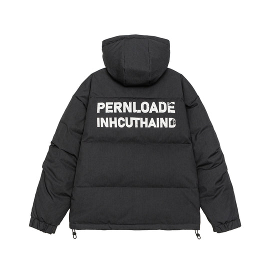 Herren Wattierte Winterparka mit Kapuze und Multitaschen Nord Taschen