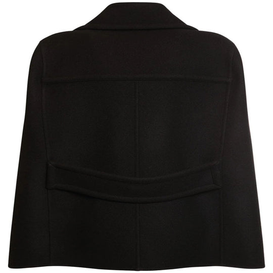 Damen Kurzer Cape‑Blazer im minimalistischen Tailoring mit kastiger Silhouette Nord Taschen
