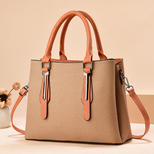 Damen trendy Handtasche mit abnehmbarem Schulterriemen Nord Taschen