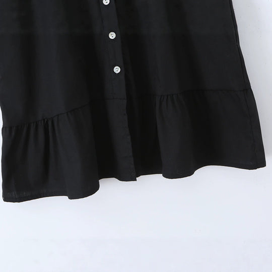 Damen Off-Shoulder Carmenkleid mit Knopfleiste, taillierter A‑Linie und kariertem Rüschenbesatz Nord Taschen