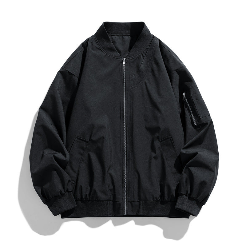 Herren Sportliche Bomberjacke mit elastischen Bündchen Nord Taschen