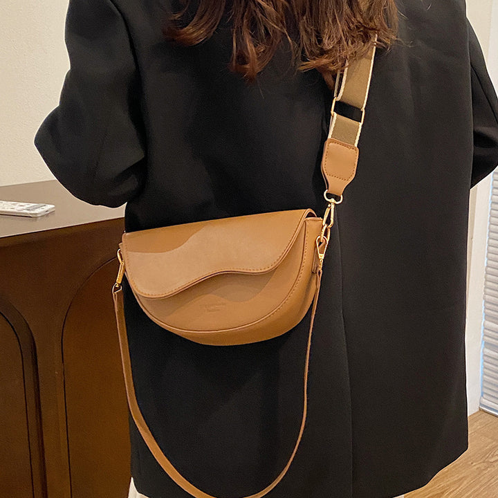 Damen Umhängetasche mit elegantem Kurvenmuster und praktischen Fächern Nord Taschen