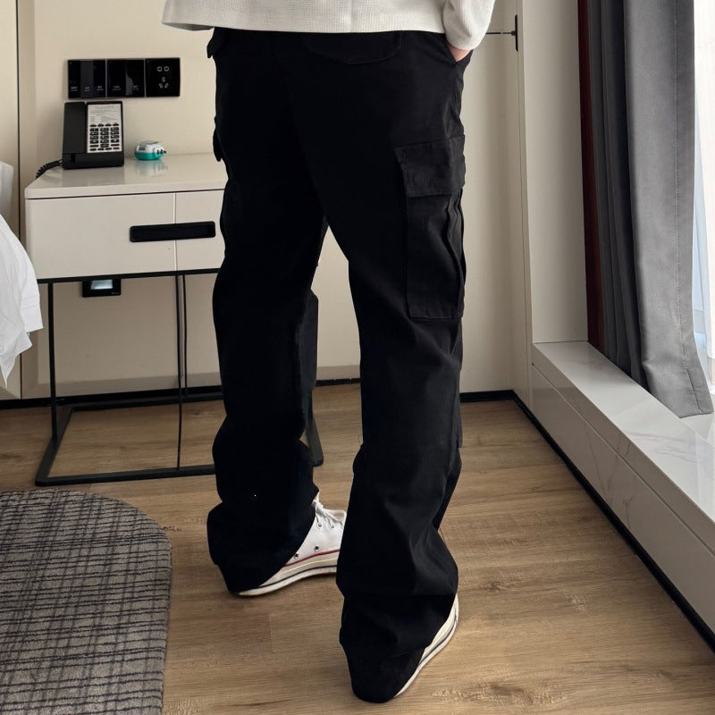 Damen Modische Cargo-Hose mit weitem Schnitt Nord Taschen