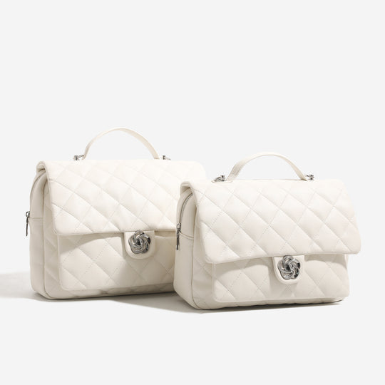 Damen Handtasche mit luxuriösem Steppmuster und abnehmbaren Schulterriemen Nord Taschen